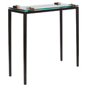 Averona - Glass Top Accent Table - Bronze