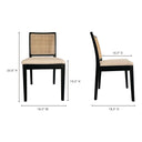Orville - Dining Chair Chair (Set of 2) - Black - Moe's Home Collection - Chair Sets - Elite Enclave Home