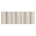 Asher - 22" x 58" Woven Texture Stripe Bath Rug - Natural - INK+IVY - Bath Rugs & Mats - Elite Enclave Home