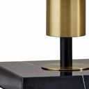 Marble Metal Standard Table Lamp - Black
