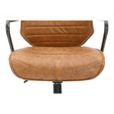 Executive - Swivel Office Chair - Cognac - Moe's Home Collection - Swivel Chairs - Elite Enclave Home