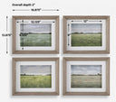 Quiet Meadows - Framed Prints (Set of 4)