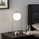 Clip Globe USB Table Lamp - Silver