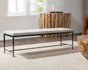 Achen - Hide 60" Bench