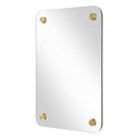 Hamrick - Frameless Mirror - Brass / Gold - Uttermost - Accent Mirrors- Elite Enclave Home