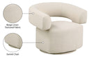 Niya - Swivel Accent Chair - Meridian Furniture - Swivel Chairs - Elite Enclave Home