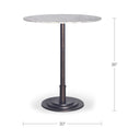 Tori - Outdoor Counter Table - White Marble - Moe's Home Collection - Bar Tables - Elite Enclave Home