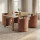 Segment - Small Dining Table - Heritage Brown - Moe's Home Collection - Dining Tables - Elite Enclave Home