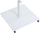 Fiji - Aluminum Patio Umbrella With Square White Base