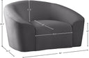 Riley - Arm Chair - Meridian Furniture - Arm Chairs - Elite Enclave Home