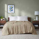 Freshspun Basketweave - King Blanket - Khaki