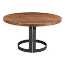 Bent - Round Dining Table - Natural Stain - Moe's Home Collection - Dining Tables - Elite Enclave Home
