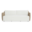 Sunset - Wicker Outdoor Sofa - Oatmeal / Oyster White