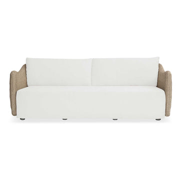 Sunset - Wicker Outdoor Sofa - Oatmeal / Oyster White