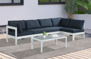 Nizuc - Outdoor Patio 5 Piece Modular Sectional With White Frame - Meridian Furniture - Stationary Sectionals- Elite Enclave Home