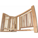 Solid Wood Outdoor Dining Chair - Natural
