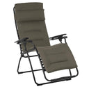 30" Steel Outdoor Zero Gravity Chair With Gray Cushion - Gray