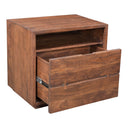 Madagascar - Nightstand - Light Brown - Moe's Home Collection - Accent Nightstands - Elite Enclave Home