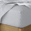 Cotton 144TC - Full Printed Sheets - Diamond Gray - 510 Design - Bedding Sets - Elite Enclave Home