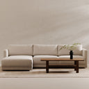 Bryn - Sectional Left - Oyster - Moe's Home Collection - Stationary Sectionals - Elite Enclave Home