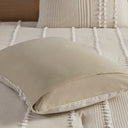 Anslee - King 3 Piece Yarn Dyed Comforter Set - Taupe