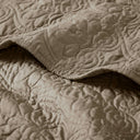 Quebec - Oversized Quilted Throw - Khaki - Madison Park - Throws - Elite Enclave Home