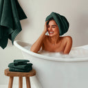 800GSM - 8 Piece Antimicrobial Towel Set - Dark Green - Madison Park Signature - Towel Sets - Elite Enclave Home