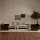 Harmony - Fabric Accent Chair - Dark Brown - Moe's Home Collection - Accent Chairs - Elite Enclave Home