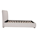 Luzon - Queen Bed - Light Gray - Moe's Home Collection - Upholstered Beds - Elite Enclave Home