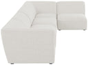 Miramar - 5 Piece Modular Sectional - Meridian Furniture - Stationary Sectionals - Elite Enclave Home