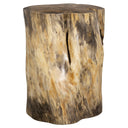 Uttermost Habitat Accent Stool – Natural – handcrafted tamarind wood with natural finish and dramatic spalting