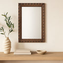 Holland - Mirror Large - Brown - Moe's Home Collection - Wall Mirrors - Elite Enclave Home