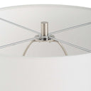 Quinn - Table Lamp - White & Silver