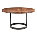 Bent - Round Dining Table - Natural Stain - Moe's Home Collection - Dining Tables - Elite Enclave Home