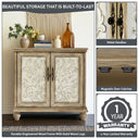 Driscoll - 2 Door Cabinet - Reclaimed Natural - Madison Park - Accent Cabinets - Elite Enclave Home