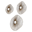 Avarie - Metal Wall Art (Set of 3) - Gold
