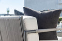 Pietra - Loveseat, No Welt - Echo Ash / Dark Gray