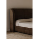 Sophia - Queen Bed - Brown - Moe's Home Collection - Platform Beds - Elite Enclave Home
