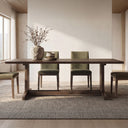 Samuel - Dining Table - Dark Brown - Moe's Home Collection - Dining Tables - Elite Enclave Home