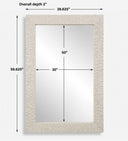 Everett - Ivory Stone Mirror
