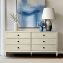 Victoria - 6 - Drawer Dresser (70") - Antique Cream - Madison Park Signature - Dressers - Elite Enclave Home