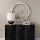 Ivory Halo - Minimalist Wall Clock - Gold / White
