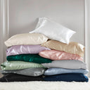 Satin - Standard Luxury Pillowcases (Set of 2) - Midnight Blue