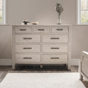 Westmont - 9 Drawers Dresser - White - Classic Home - Dressers - Elite Enclave Home