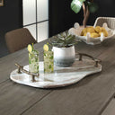 Stone And Twig - Indoor - Outdoor Tray - Gold / Gray / White - Uttermost - Trays - Elite Enclave Home