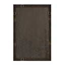 Pave - Rectangular Travertine Mirror - White