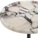 Brunson - White Marble Drink Table - Bronze / White - Uttermost - Accent Tables - Elite Enclave Home