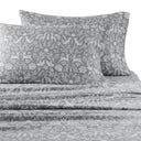 Oversized Flannel - 4 Piece Full Sheet Set - Sage Winter Fauna