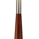 Solid Wood Traditional Shaped Floor Lamp With Drum Shade - White