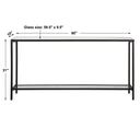 Hayley - Console Table - Black
